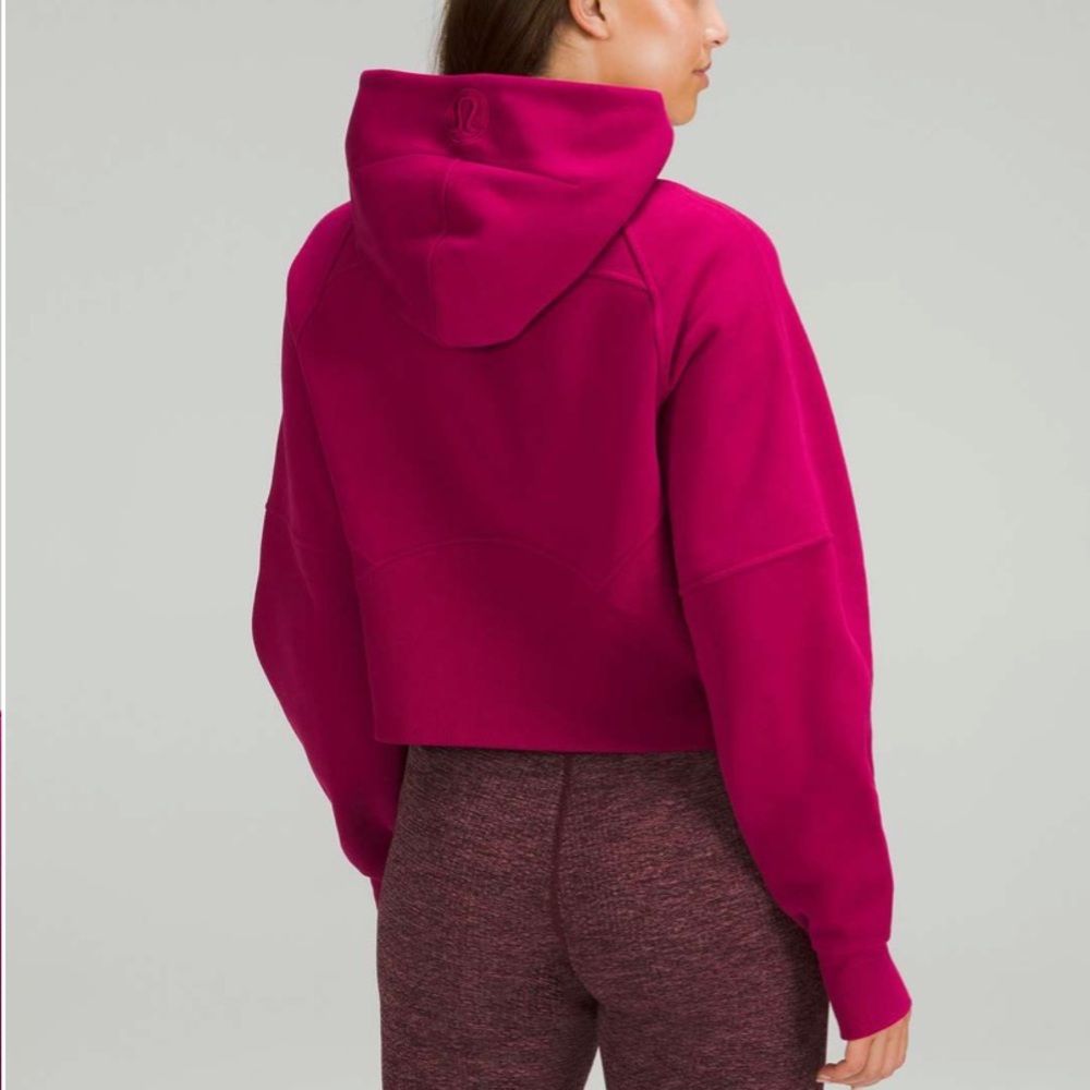 Lululemon Scuba Oversized Half-Zip Hoodie - M/L Pomegranate NWT
